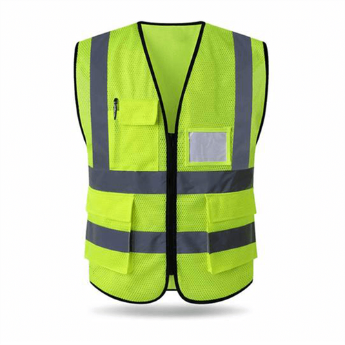 Unisex Sleeveless Safety Vest, For Construction