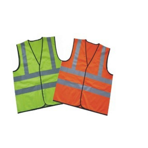 Polyester Orange Reflective Luminous Waist Coat