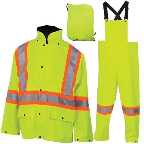 Men Polyester Reflective Suit