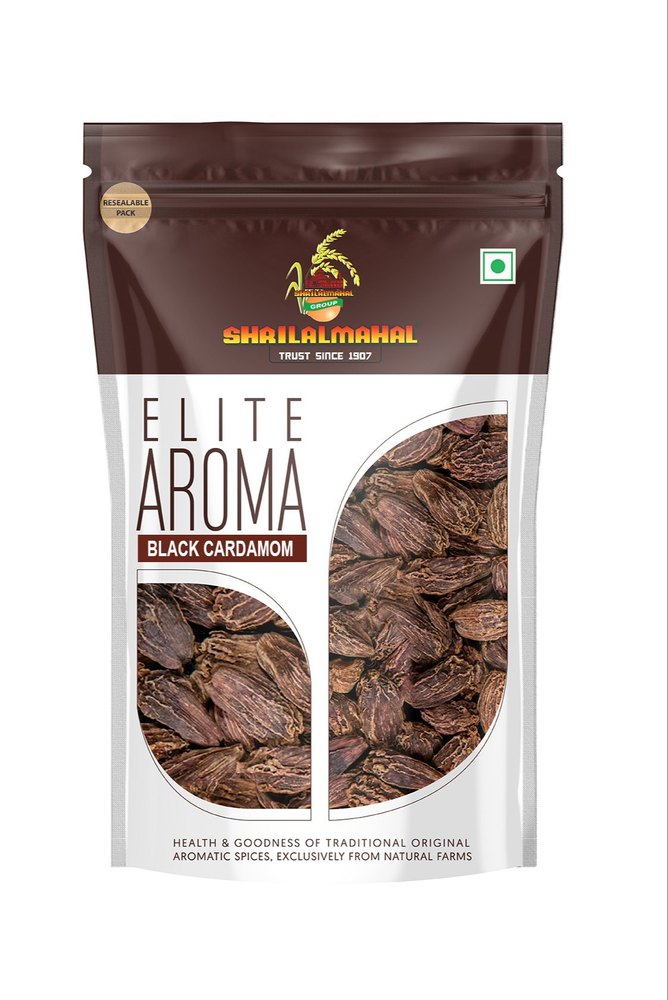 Elite Aroma Black Cardamom Seeds, Packaging Type: Packet, Packaging Size: 100g