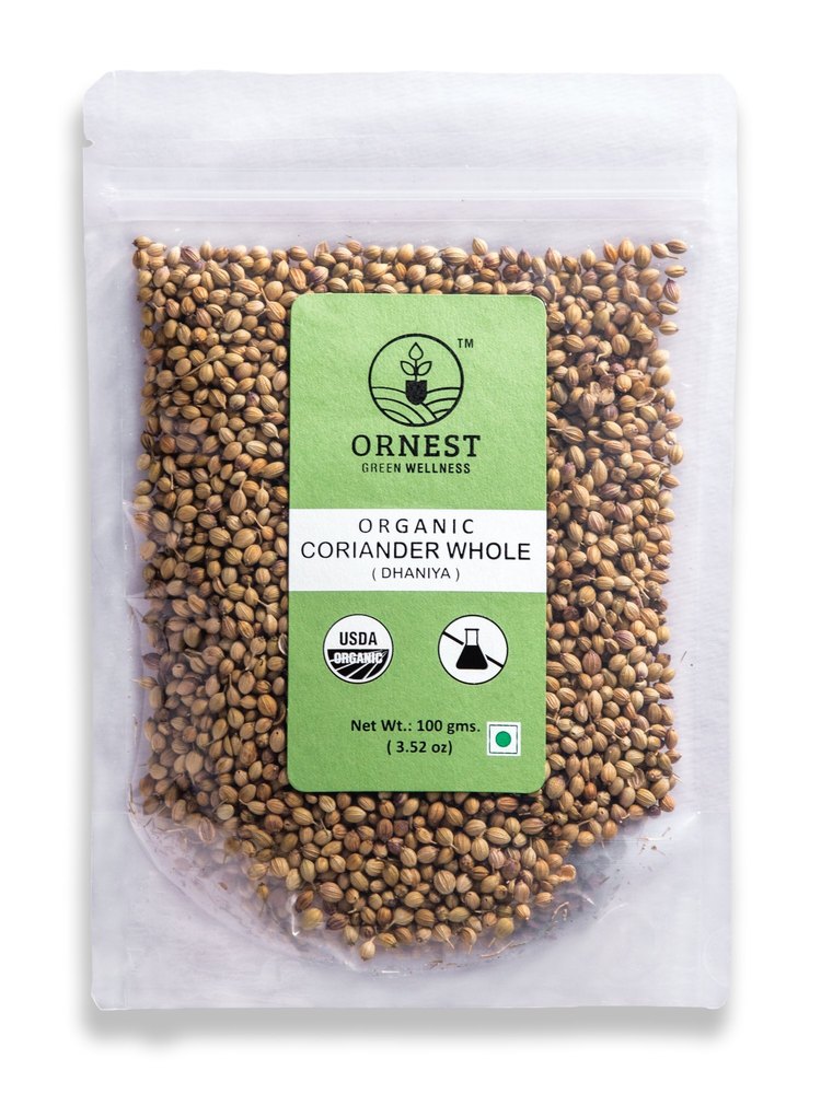 Dried Organic Whole Coriander Seed