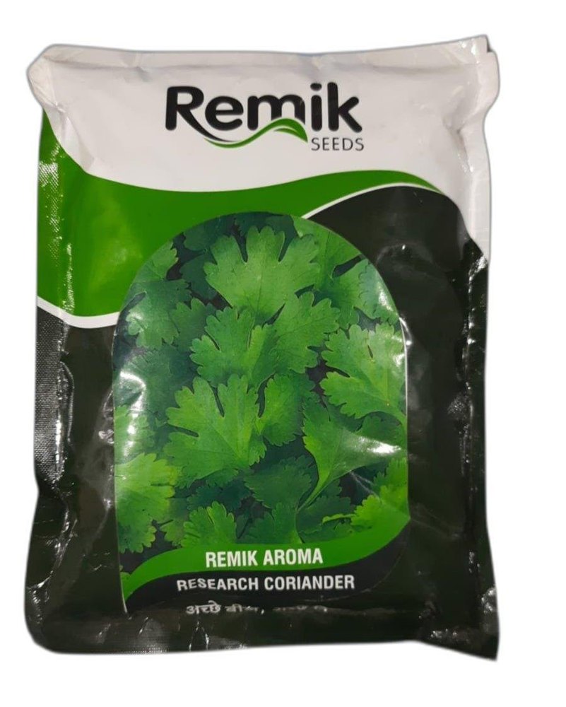 Dried Green Remik Aroma Research Coriander Seeds, For Agriculture Purpose, Packaging Size: 5kg img