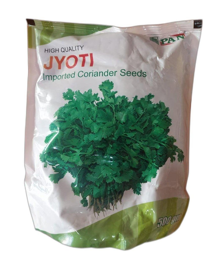 Hybrid Yellow Pan Jyoti Imported Coriander Seed, For Agriculture, Packaging Size: 500g