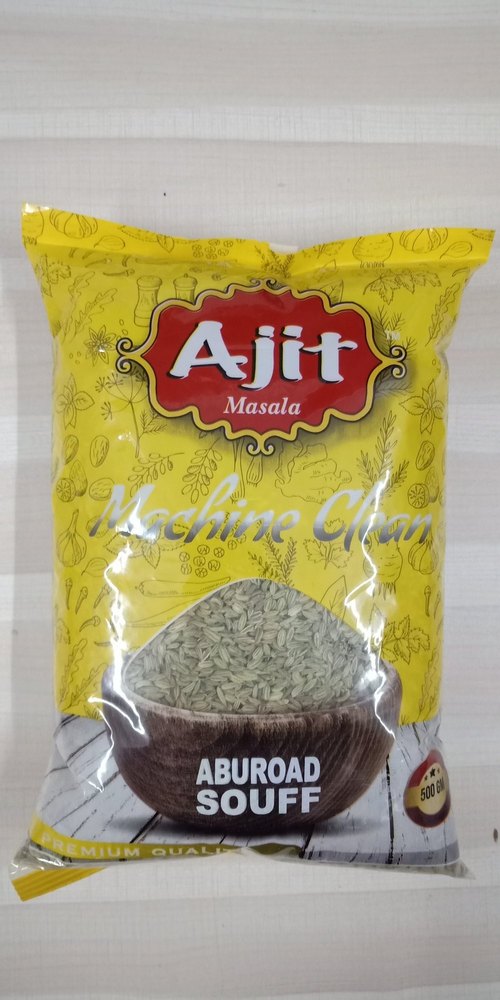 Ajit Masala Green Fennel Seeds, Packaging Type: PP Bag, Packaging Size: 500g