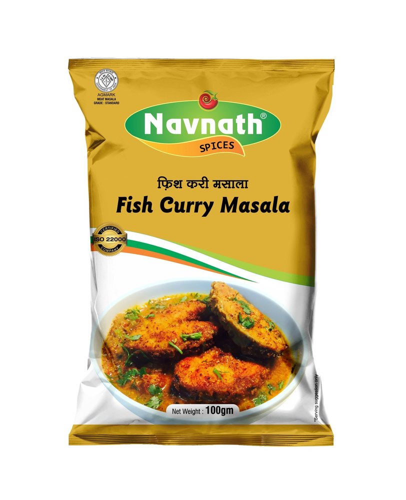 Navnath Fish Curry Masala - 100 Gm, Packaging Type: Pouch