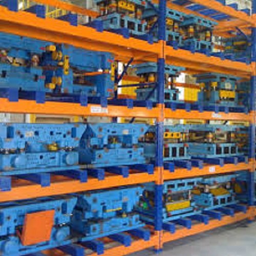 Mild Steel Die Rack With Shelves, Storage Capacity: 1500 Kgs img