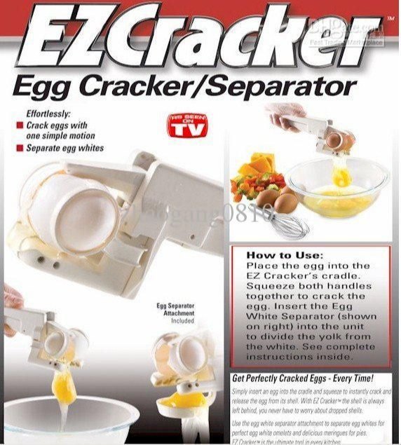 Plastic White Egg Craker img