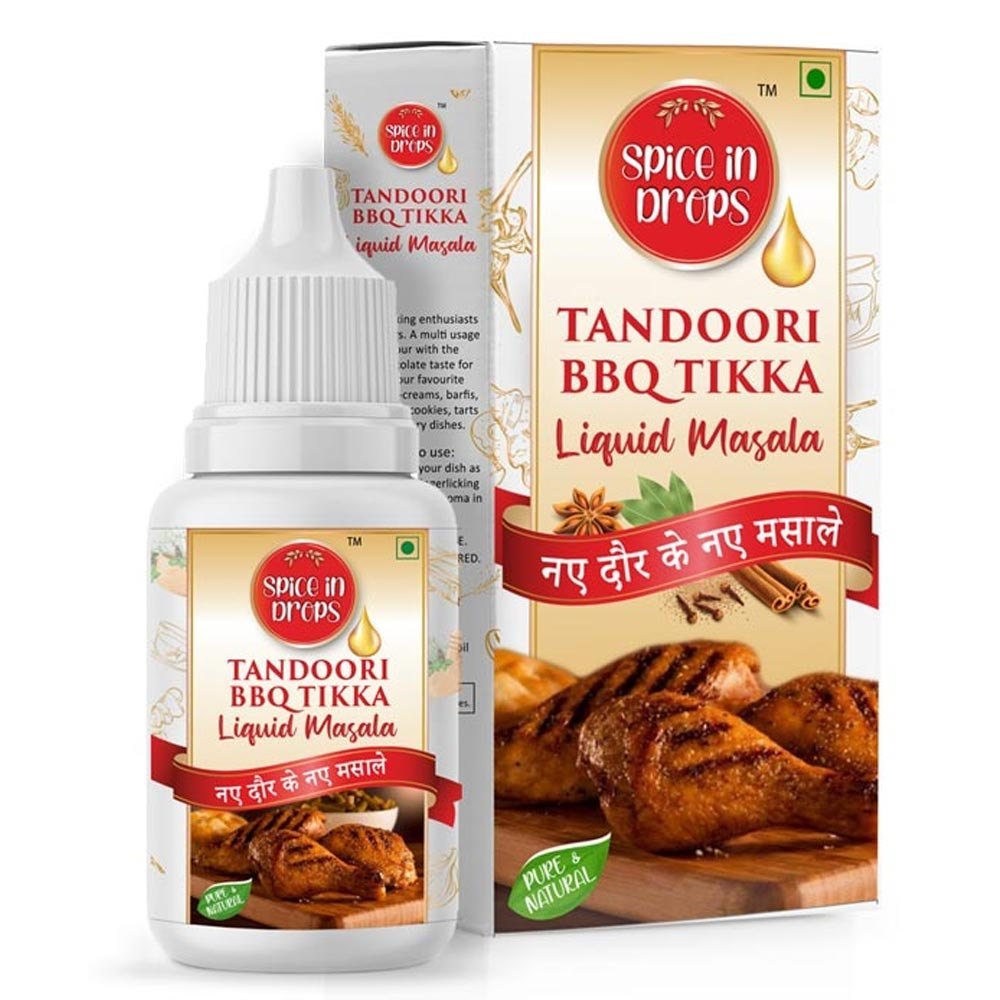 Spice in Drops Tandoori BBQ Tikka Masala, Packaging Size: 25 ML, Packaging Type: Box