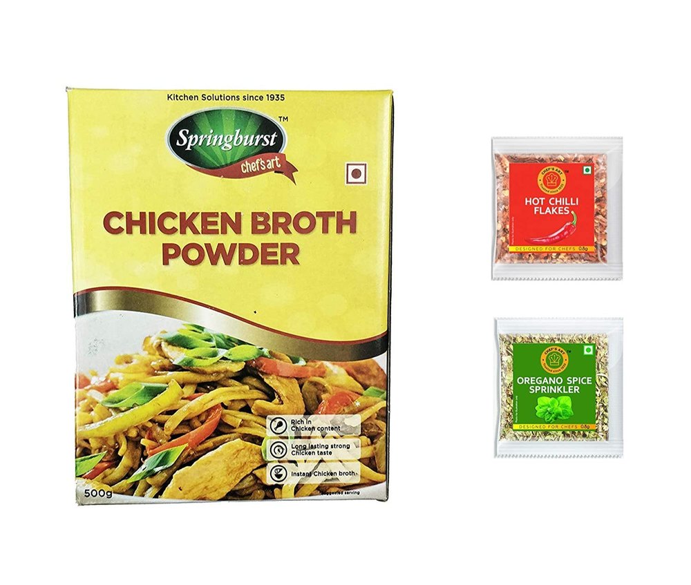 Yellow Chef Art Chicken Broth Powder, Packaging Type: Packet, Packaging Size: 500g