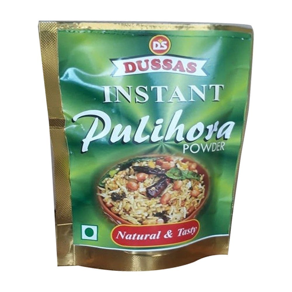 Dussas Brown Instant Pulihora Powder, Packaging Type: Packet, Packaging Size: 100g