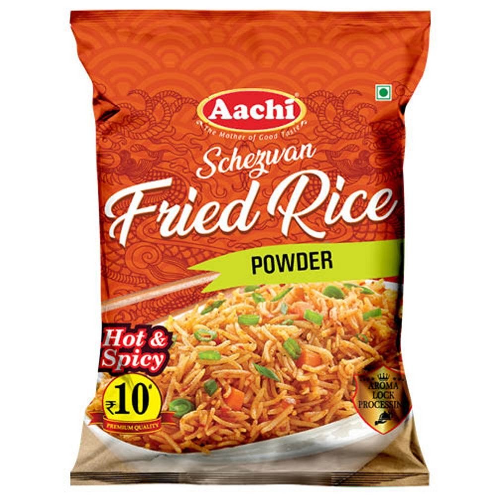 Indian Red chilli powder, Salt Aachi Schezwan Fried Rice Powder, 20g, Packaging Type: Box