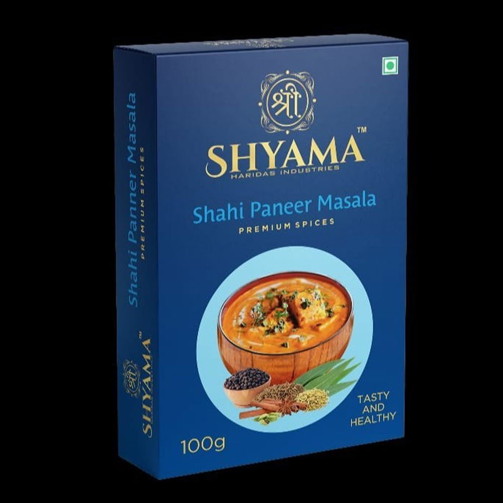 Shrishyama Spices Shahi Paneer Masala, Packaging Size: 100gm, Packaging Type: Box