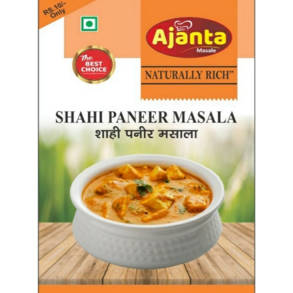 Ajanta Masale Shahi Paneer Masala, Packaging Size: 50 g, Packaging Type: Packets