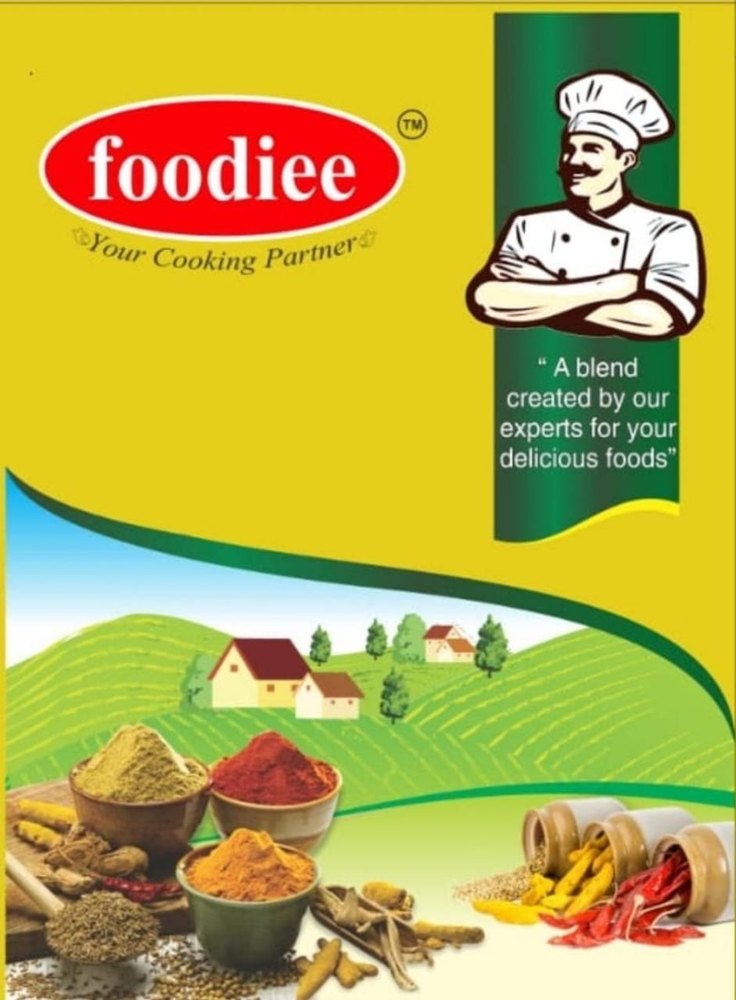Foodiee Chicken Tandoori Masala, Packaging Size: 500 g, Packaging Type: Packets