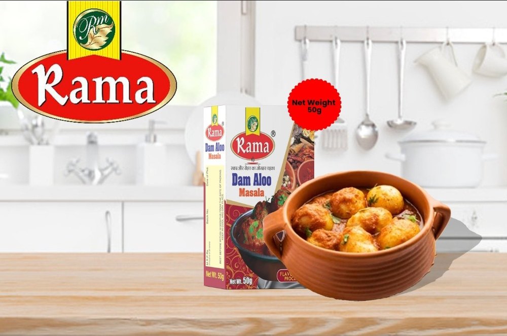 50g Rama Dam Aloo Masala, Packaging Type: Box img