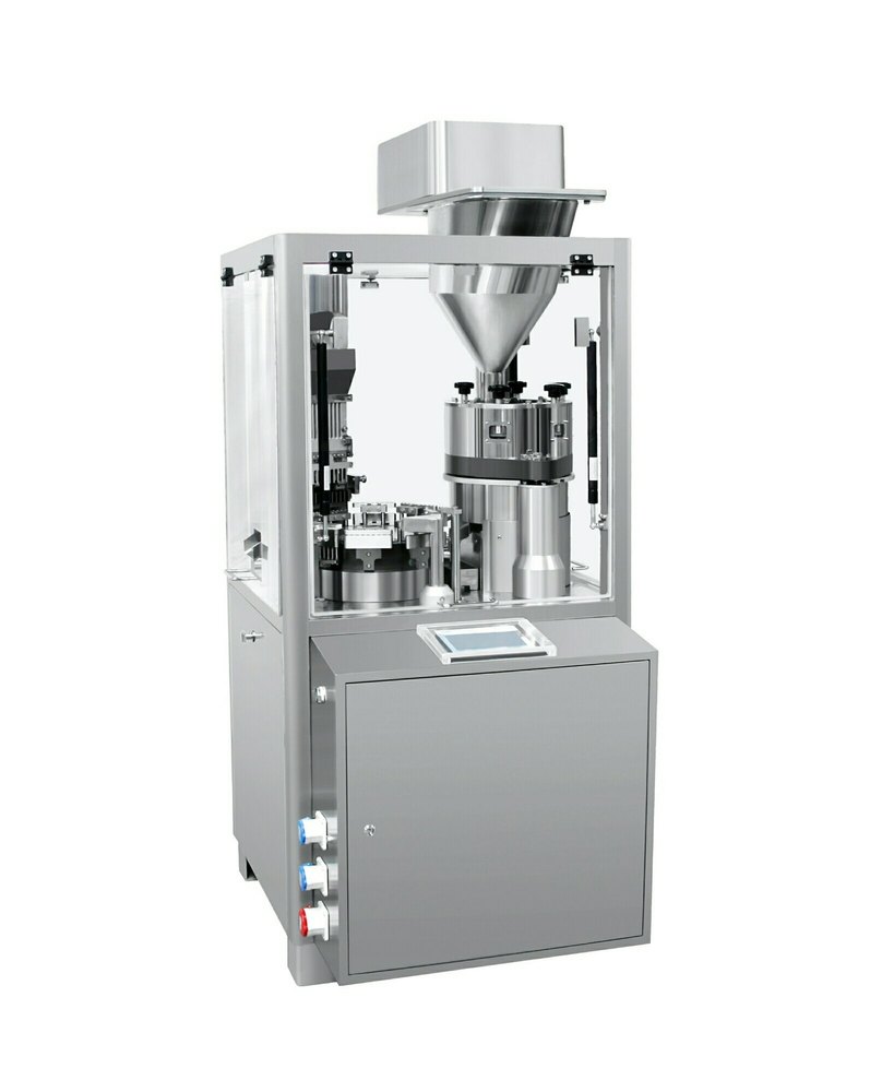 Tamper Proof Automatic Capsule Filling machine, For Pharmaceutical Industry, Capacity: 5000 Capsules/Hour