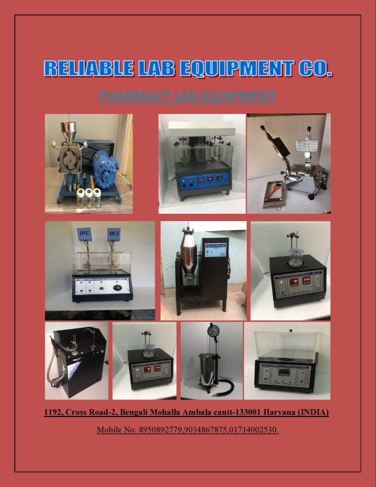 S.s Pharmacy College Lab Instruments, Model Number: RLE-502