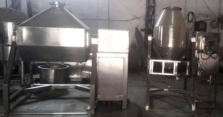 Stainless Steel GMP Octagonal Blender, Capacity: 0.5 Kgs To 2000 Kgs/Batch