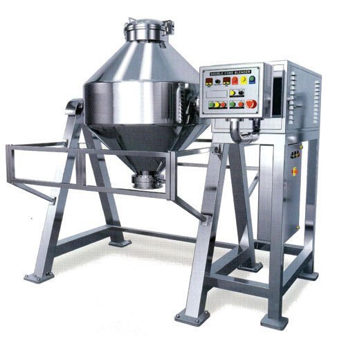 SS & MS Double Cone Blender, For Pharma, Capacity: 100-500 L