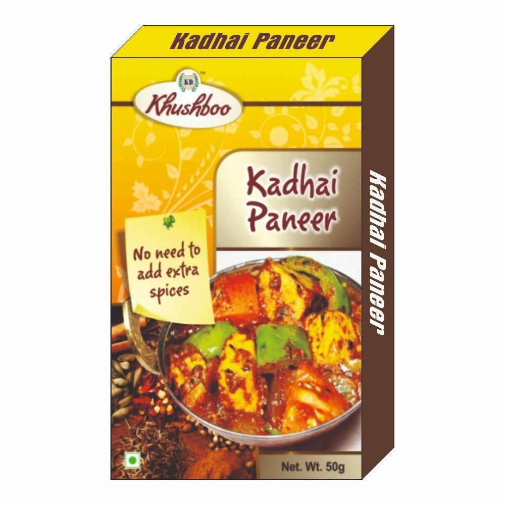 Khushboo Kadhai Paneer Masala, Packaging Size: 50 g