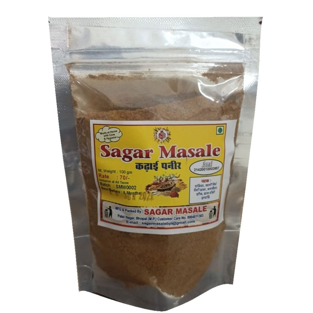Sagar Masale Paneer Kadai Masala, Packaging Size: 100 g