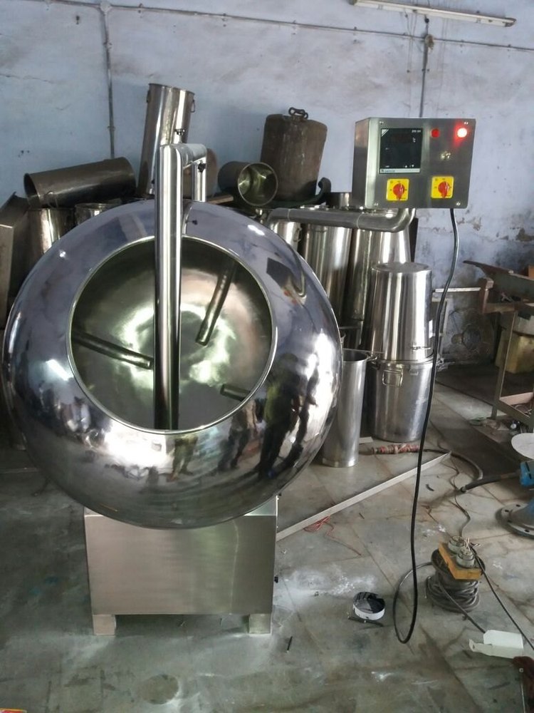 SS GMP Tablet Coating Machines, Capacity: 20 Inch To 48 Inch