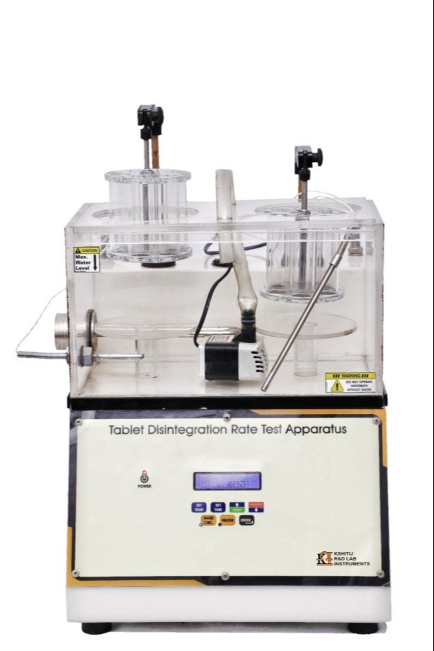 White Disintegration Test Apparatus 2066AV2D, For Tablet Testing, Size: 370mmx340mmx530mm