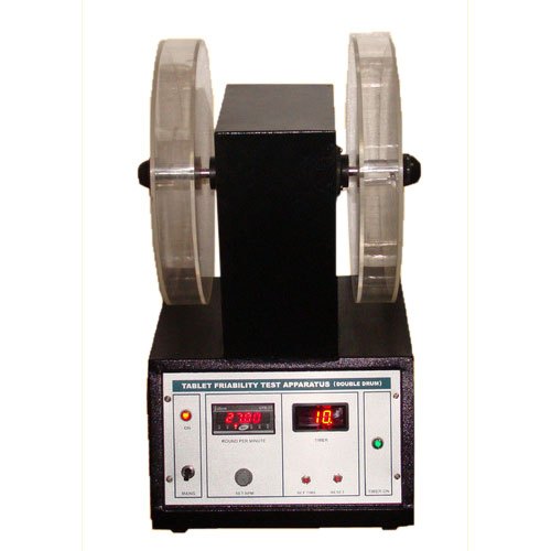 Tablet Friability Test Apparatus double drum