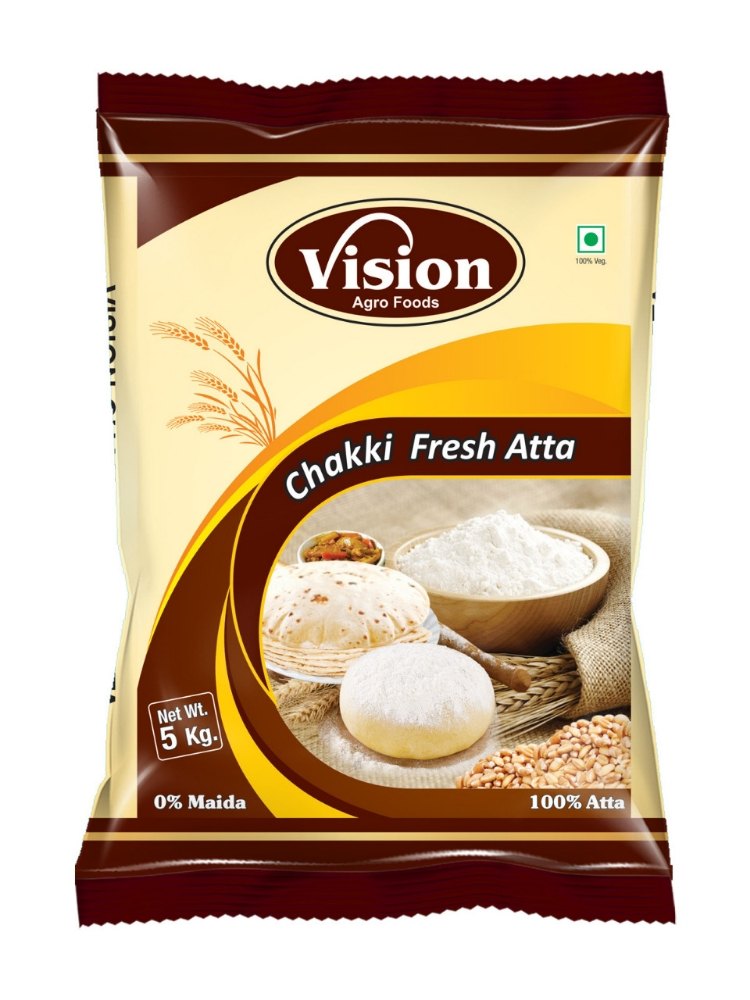 Own Whole Wheat Atta, Packaging Size: 5 kg, Packaging Type: Plastic Bag