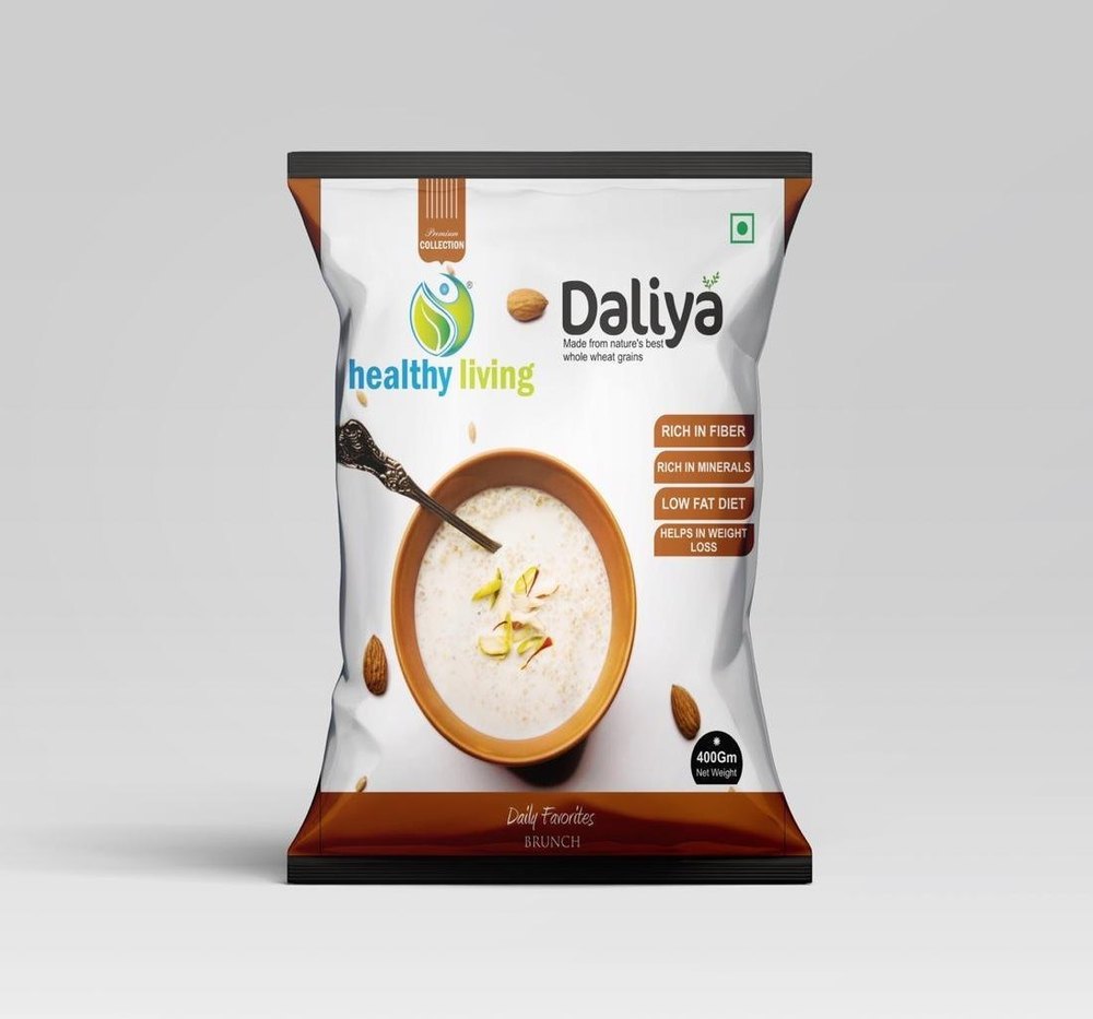 Brown Healthy Living Daliya, High in Protein