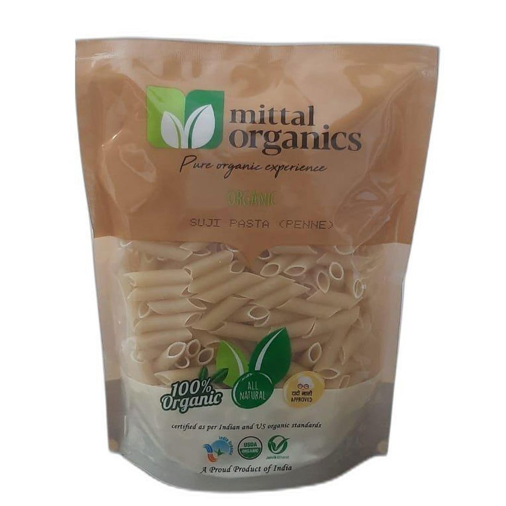 White Mittal Organics Suji Pasta, For Food, Packaging Size: 1 Kg