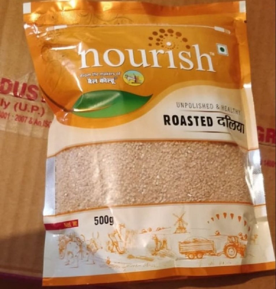 Brown 500gm Nourish Roasted Dalia, Organic