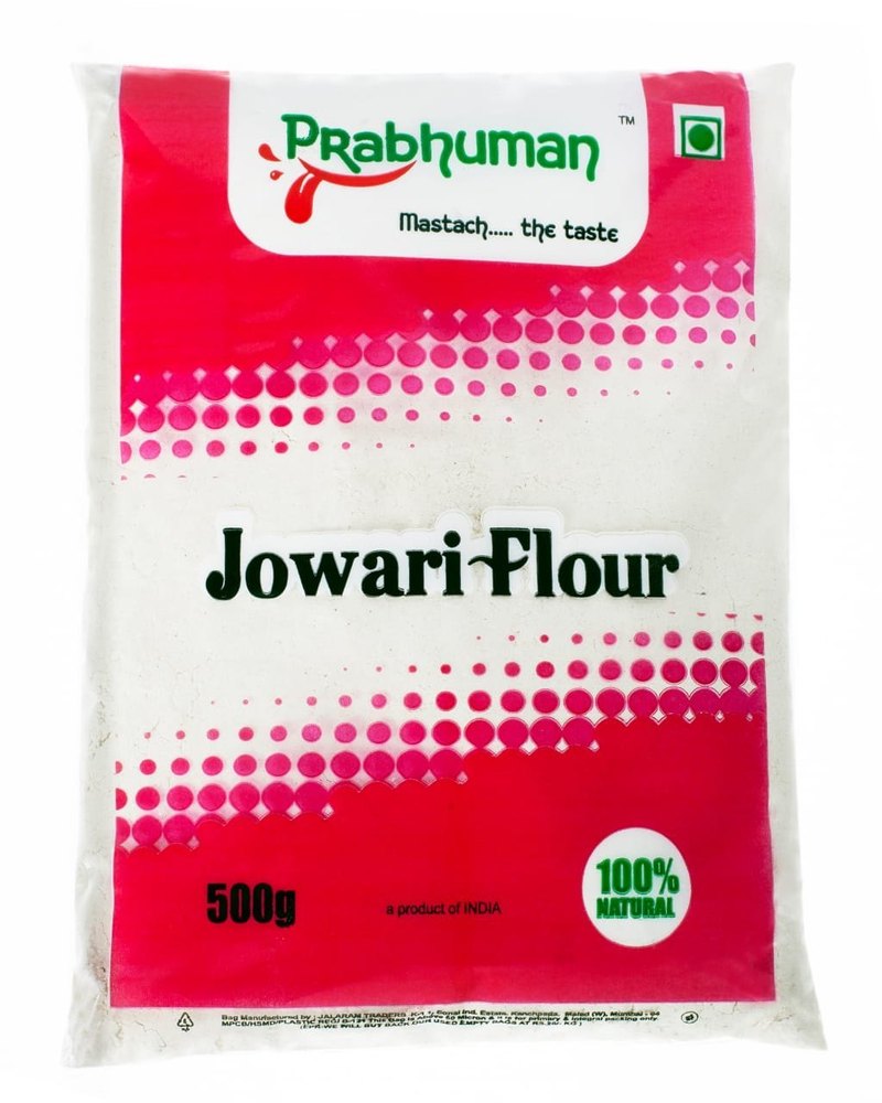 Prabhuman Foods Vegetarian 500gm Jowari Flour, Packaging Type: Packet