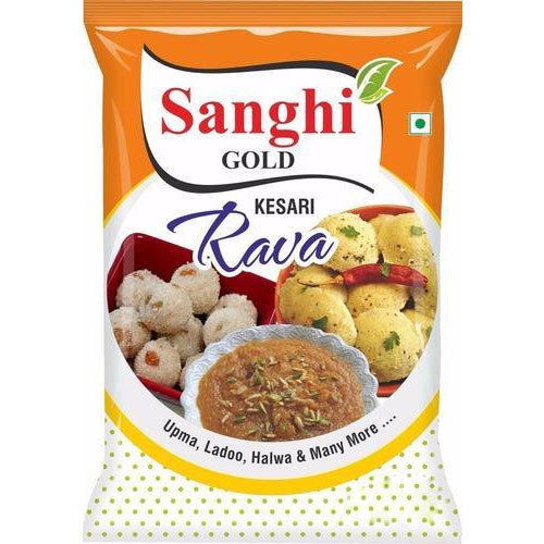 Indian Sanghi Gold Kesari Rava, 1 Kg, Packaging Type: Packet