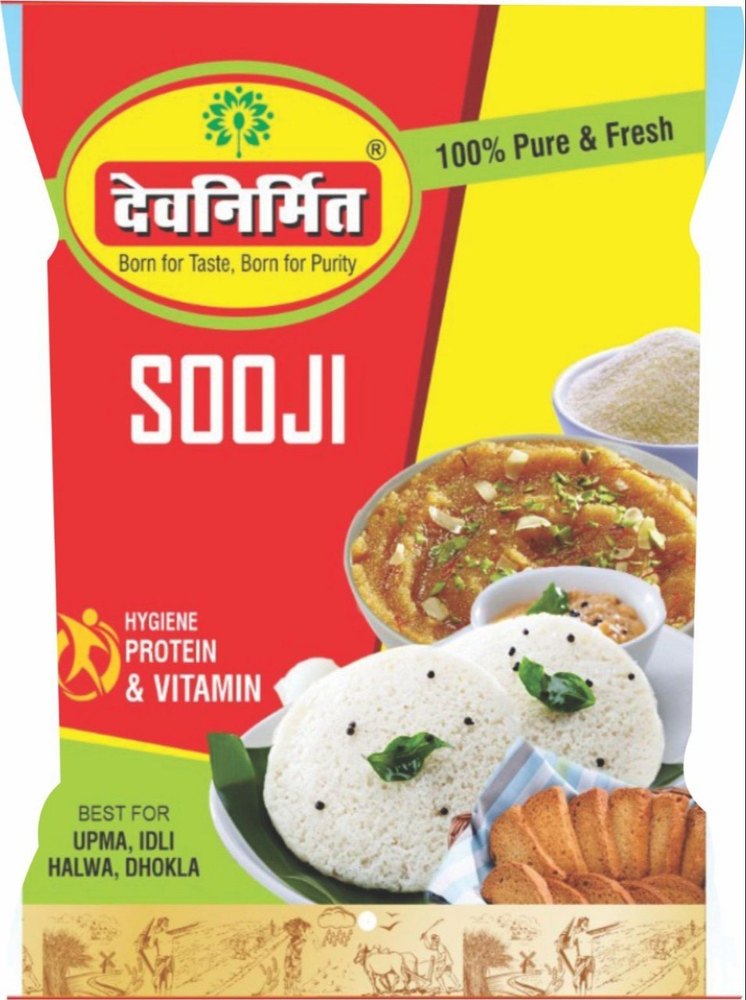 Indian Wheat Devnirmit Sooji, 500 Gm & 250 Gm, Packaging Type: Packet