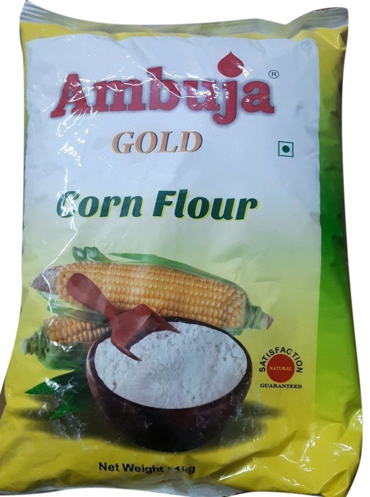 Ambuja Gold Corn Flour, 1 Kg, Packaging Type: Packet