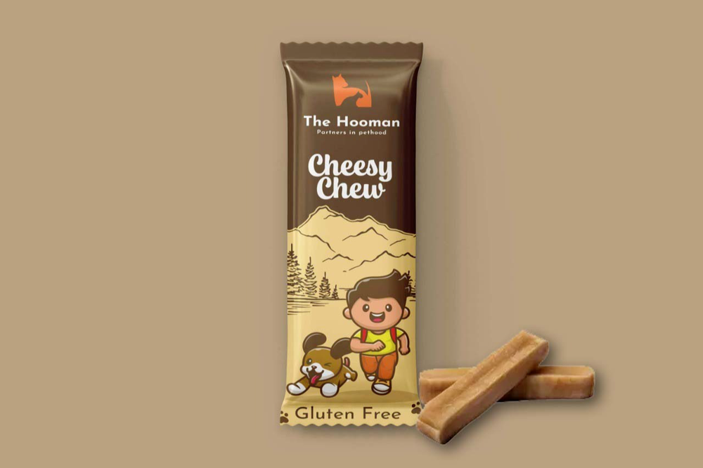 The Hooman Gluten Free Cheesy Chew Dental Bars, Packaging Type: Packet