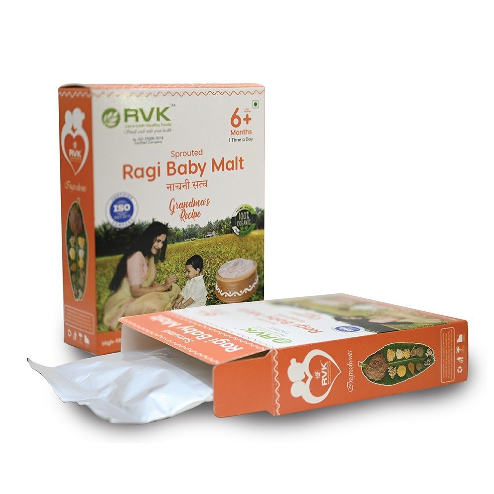 Organic Sprouted Ragi Baby Malt