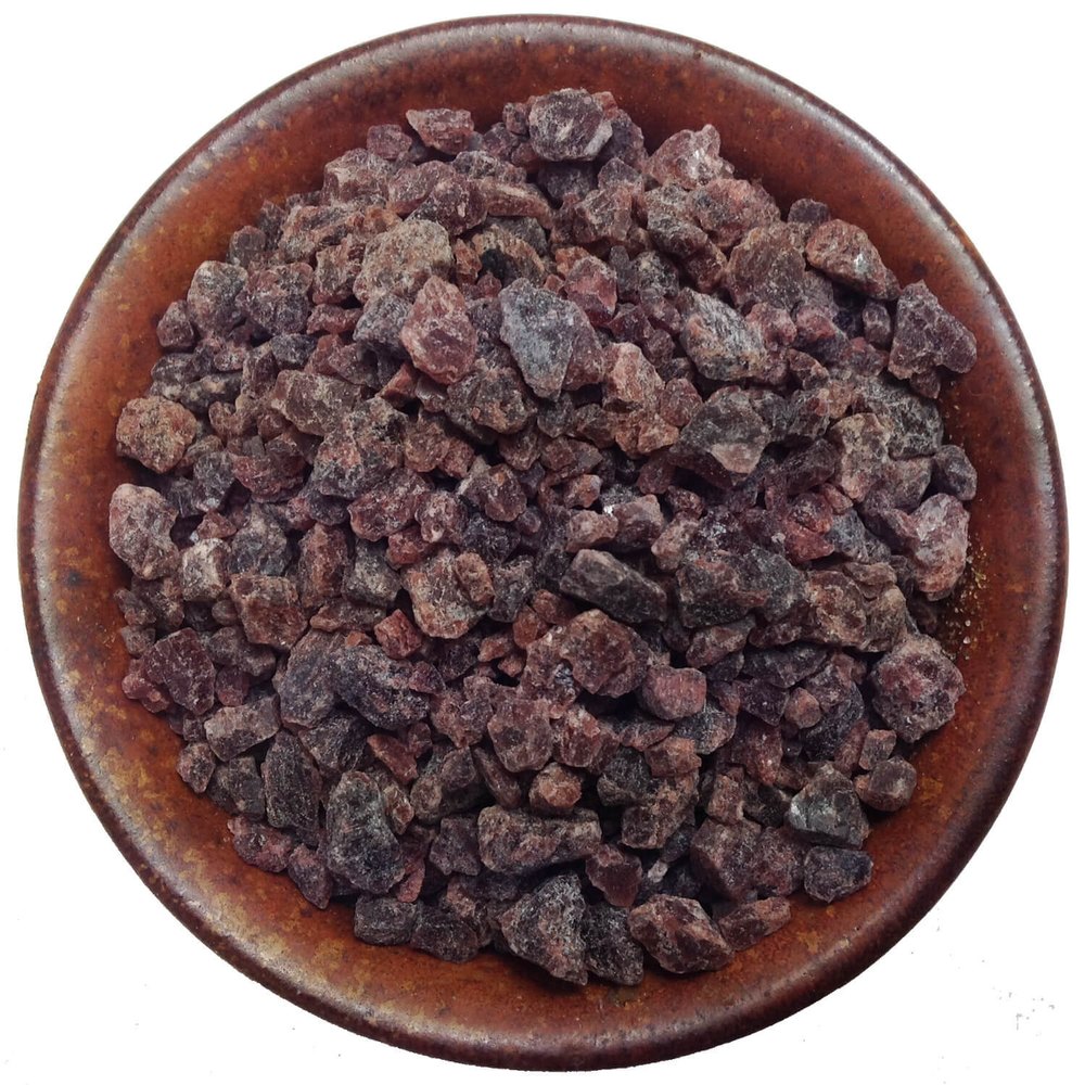 2mm-5mm Food Semi Crystal Granules Black Salt