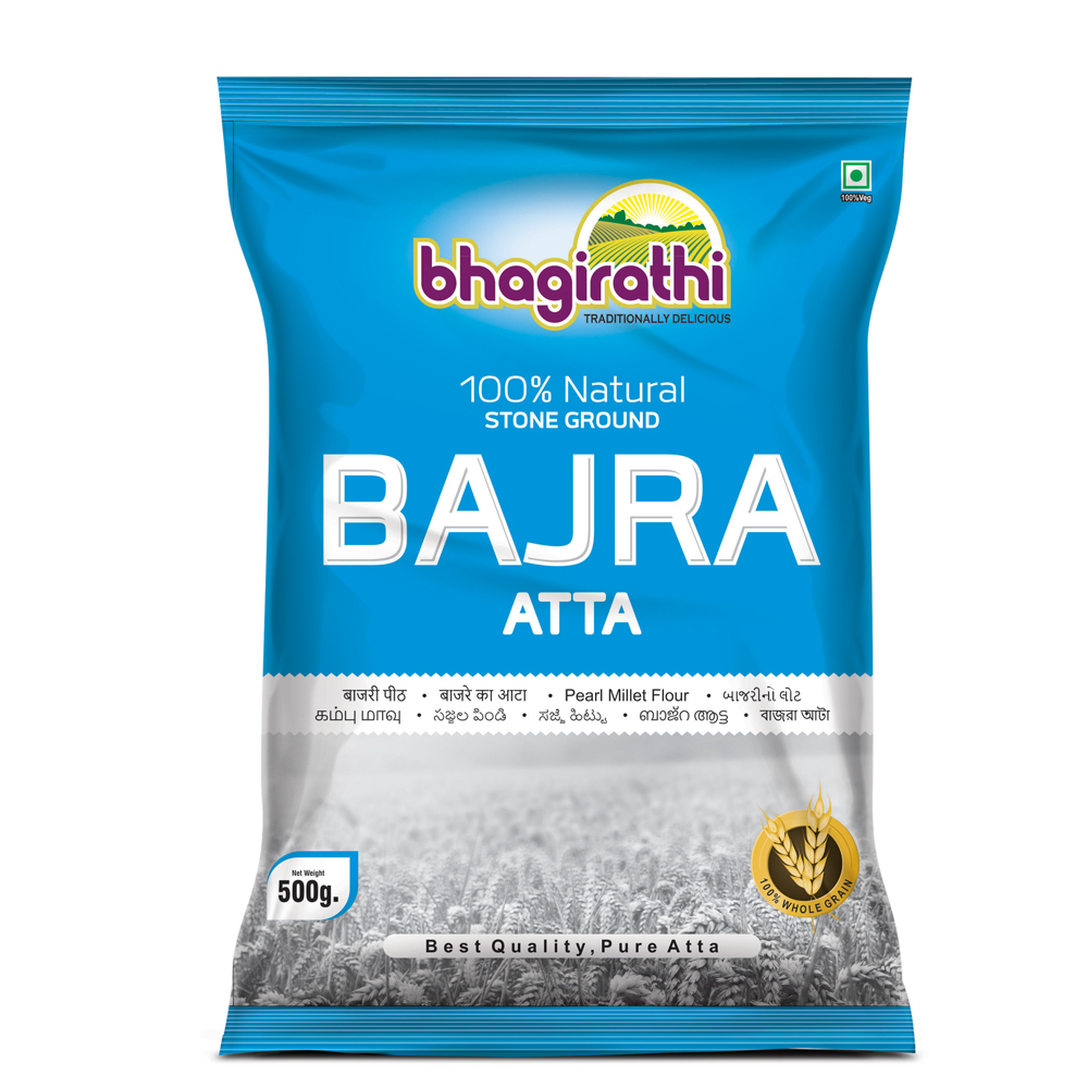 Bhagirathi Bajra Atta, Packaging: 25 kg