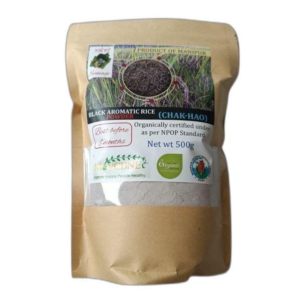 Organic Black Aromatic Rice Powder, Packaging Type: Packet, Packaging Size: 500g