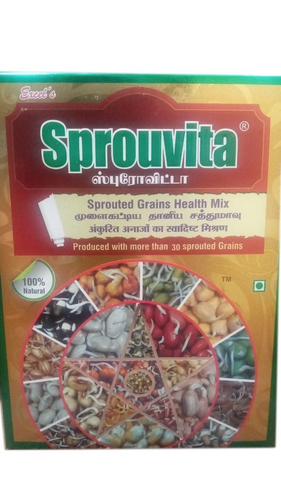 Sprouvita Sprouted Grain Health Mix Powder, 100 G, Non prescription