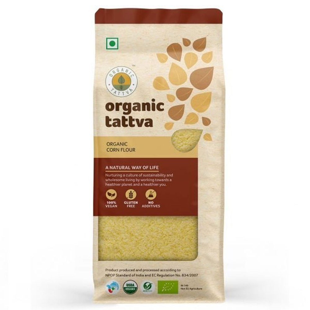 Organic Corn Flour, Packaging Type: Packet, Powder