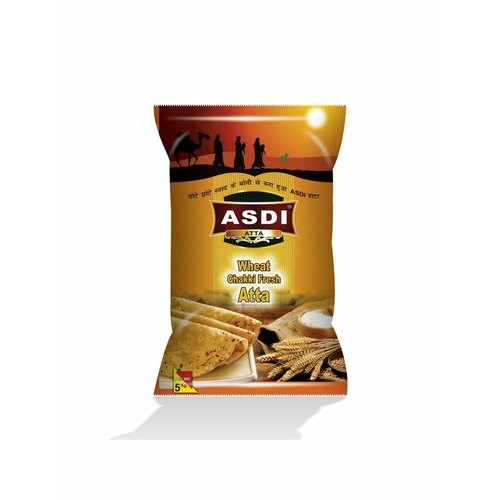 ASDI 5Kg Wheat Chakki Fresh Atta, 3 Month, Packaging Type: Plastic Bag