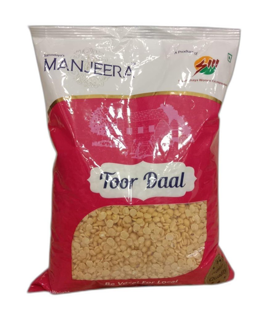 Yellow Sarvodaya\'s Manjeera Toor Daal 1kg, High in Protein