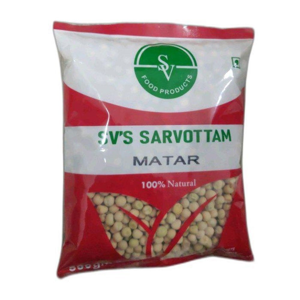 SVS Sarvottam White Matar, Packaging Size: 500 G