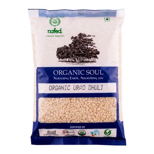 Indian Organic Urad Dhuli, Pack Size: 500 gm