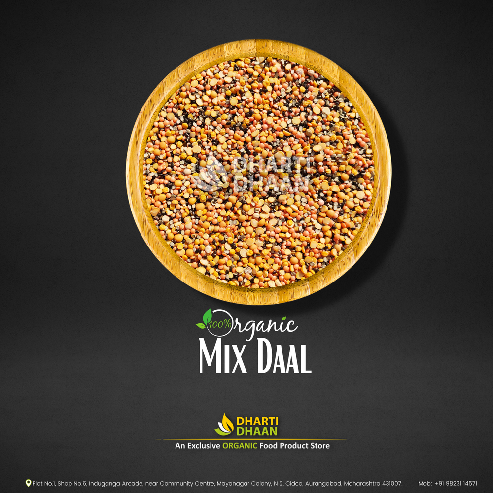 Organic Mix Dal, Pan India, Packaging Size: 500 g