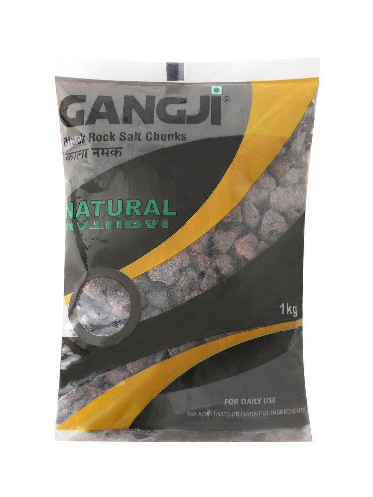 Himalayan Organic Sendha Namak Natural 1kg Black Salt Chunks, Packaging Type: Plastic Bag, Grade: Food Grade