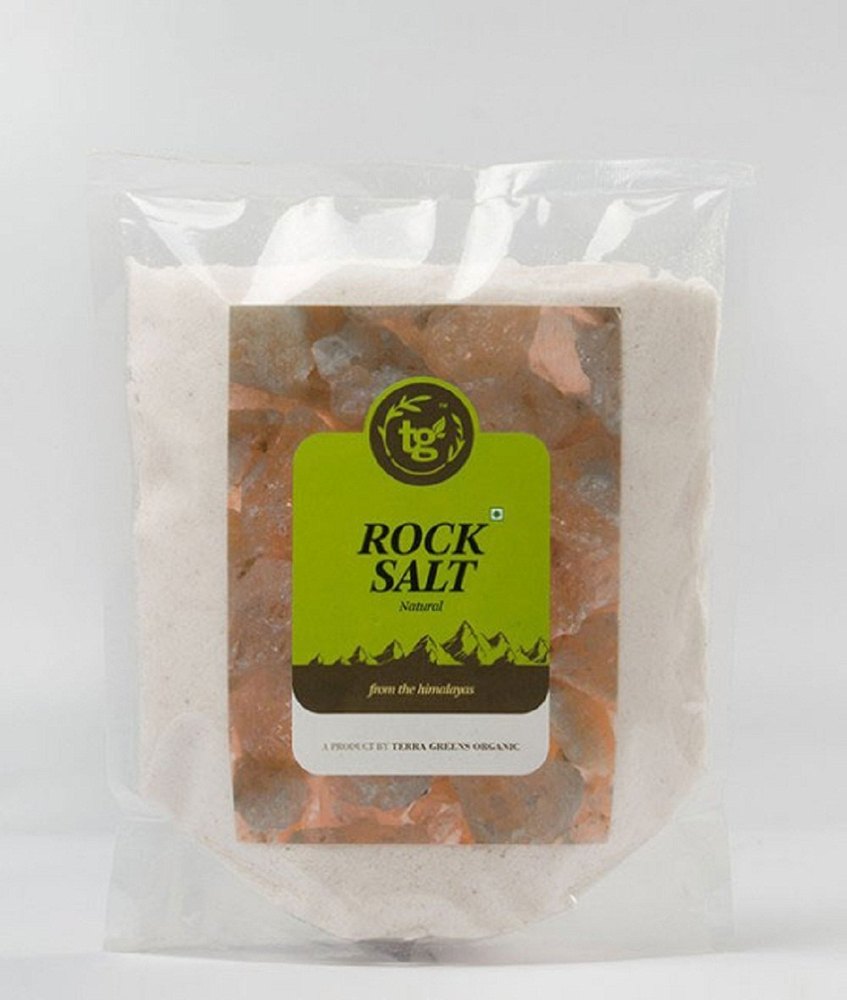 White Powder Terra Greens Rock Salt, 1 kg, Packaging Type: Packet img